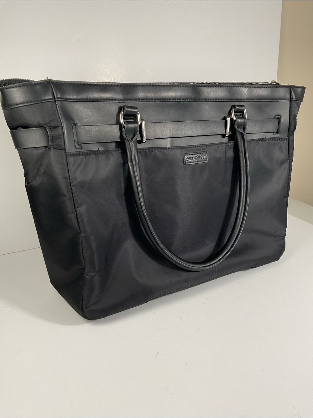SwissGear Black Laptop Tote Bag Women’s Business Work Travel Shoulder Handbag